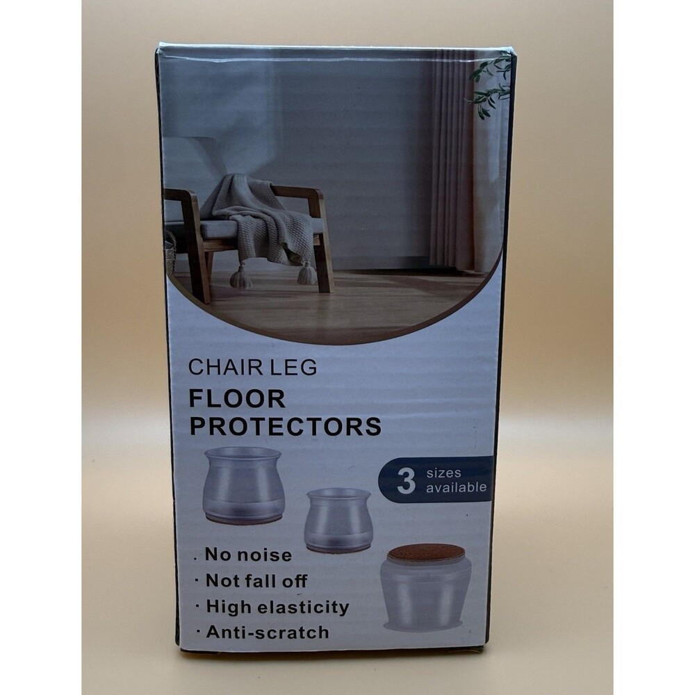 16 Pcs Chair Leg Floor Protectors Anti-Scratch Caps